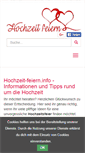 Mobile Screenshot of hochzeit-feiern.info